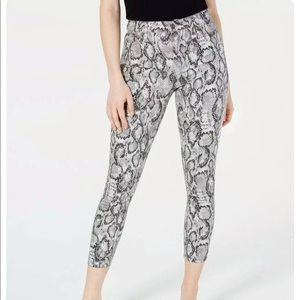 NWT Tinseltown Snake Print Skinny Ankle Jeans Size 7/28